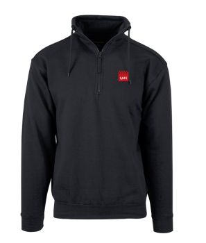 Collegenser med zip Unisex